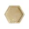 12 Packs: 4 ct. (48 total) Hexagon Welled Pinewood Coasters by Make Market®